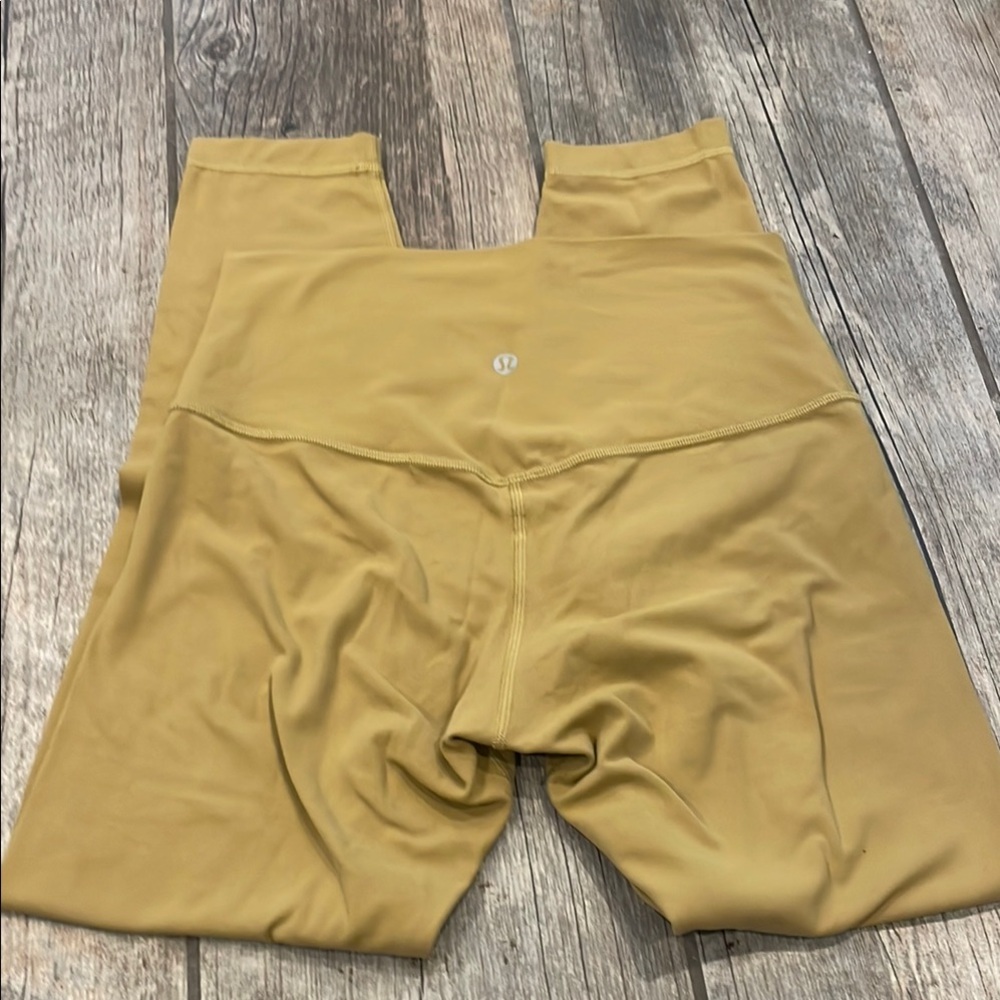 Yellow High-Waisted Leggings